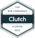 Clutch.co Top B2B Local Marketing Pros Award Florida 2021