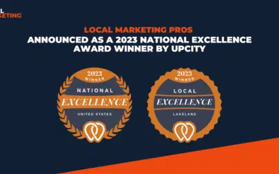 Local Marketing Pros Announced as a 2023 National Excellence Award Winner by UpCity